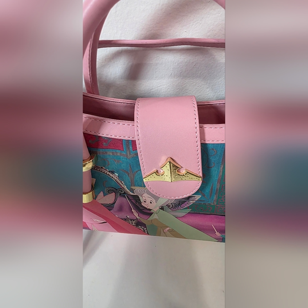 ⭐️Loungefly Disney Sleeping Beauty Crossbody Bag And Matching Wallet - Picture 5 of 15